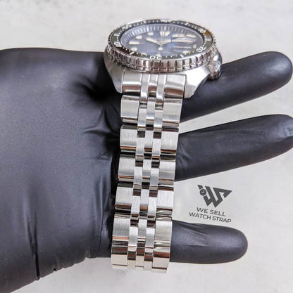 SOLID FLAT JUBILEE BRACELET FOR SEIKO TURTLE 44MM (SRP777, SRPE03, SRPK01, SRPL81, ...)