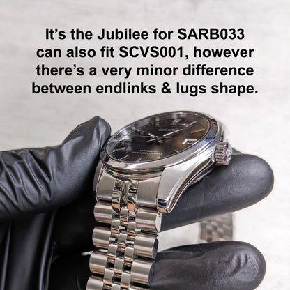 SOLID JUBILEE BRACELET FOR SEIKO SPIRIT 38mm SCVS001 SCVS003
