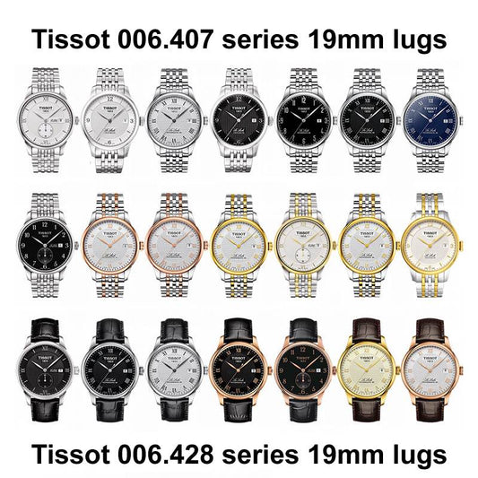 REPLACEMENT BRACELET FOR TISSOT LE LOCLE 19MM LUGS (T006.407)